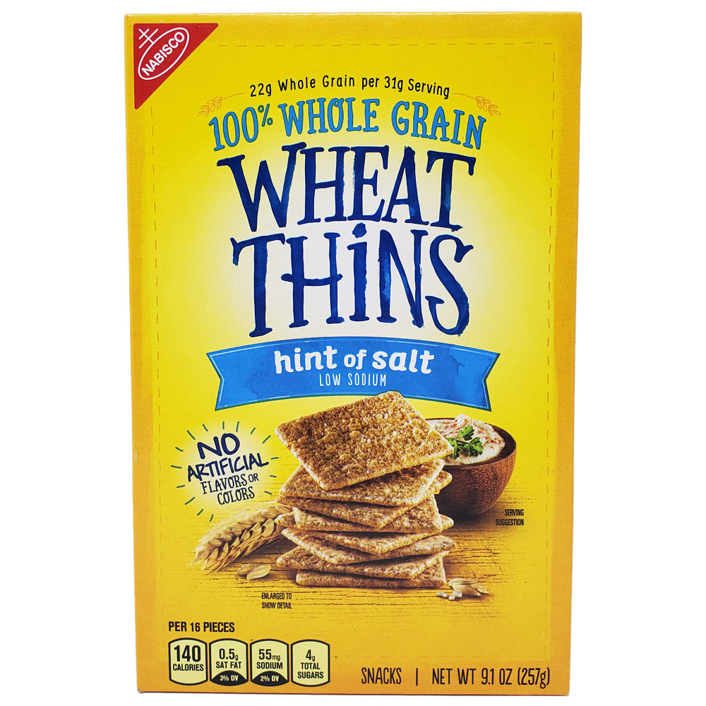 Wheat Thins Hint of Salt Crackers – 9.1oz.