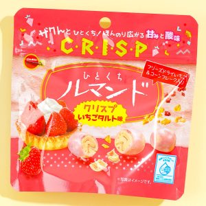 Bourbon Crisp Lumonde Crepe Cookies – Strawberry Tart