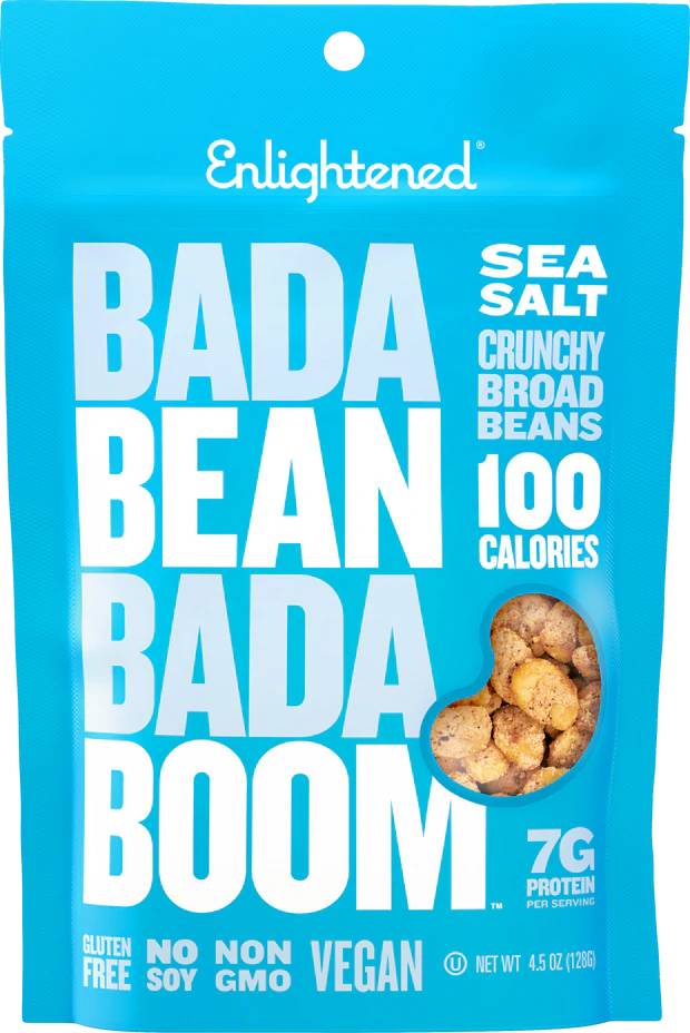 Bada Bean Bada Boom Sea Salt: Crunchy Broad Beans Snack