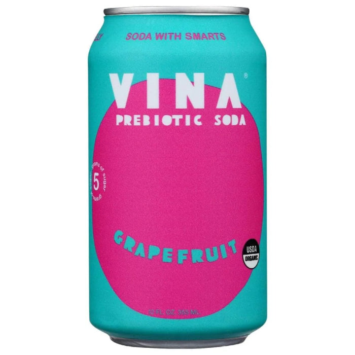 Vina – Prebiotic Soda, 12oz | Multiple Flavors | Pack of 12