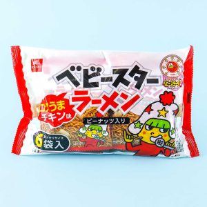 Baby Star Ramen Kokuuma Chicken Snacks Multi-Pack – 6 pcs