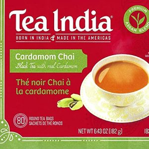 Tea India Cardamom Chai Tea (Tea Bags) 6.43oz (182g)