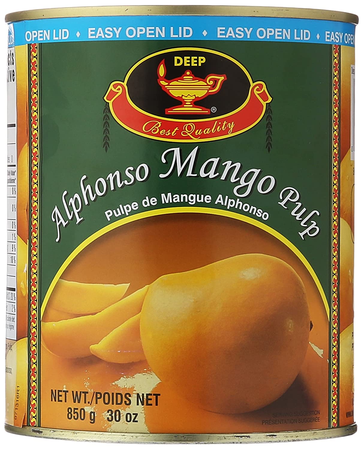 Deep, Alphonso Mango Pulp, 850g