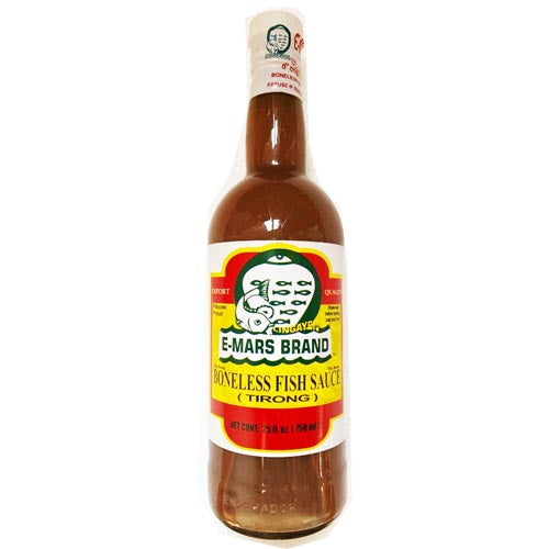 E-Mars Brand – Lingayen Boneless Fish Sauce – Tirong – 25 OZ