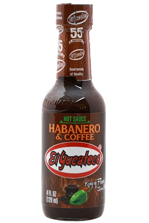 El Yucateco Habanero & Coffee Hot Sauce, 4oz.