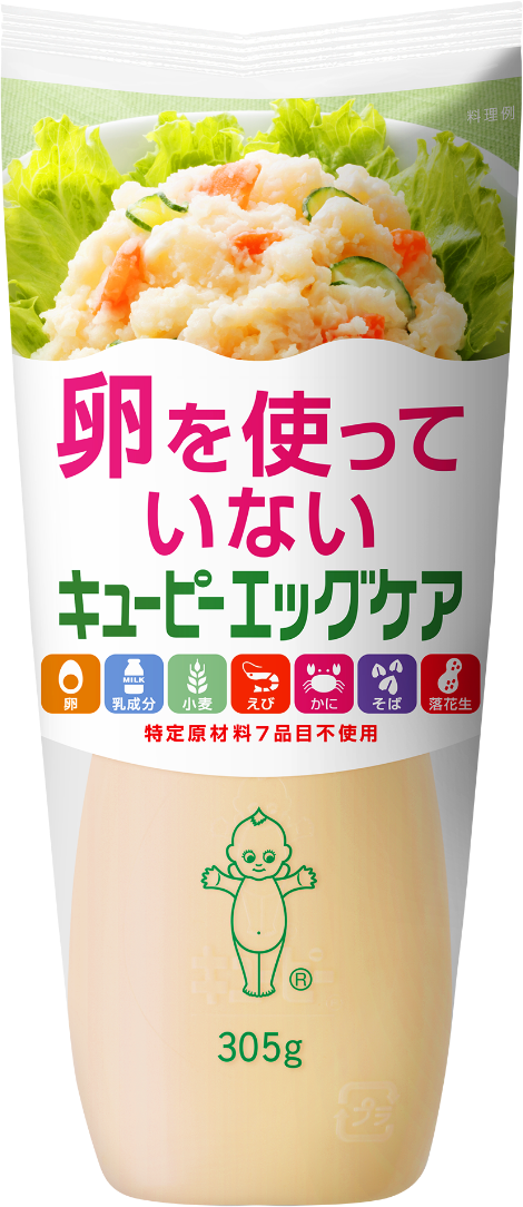 Kewpie Mayonnaise, “Egg Care”, No Egg is Used, Japan, 305g