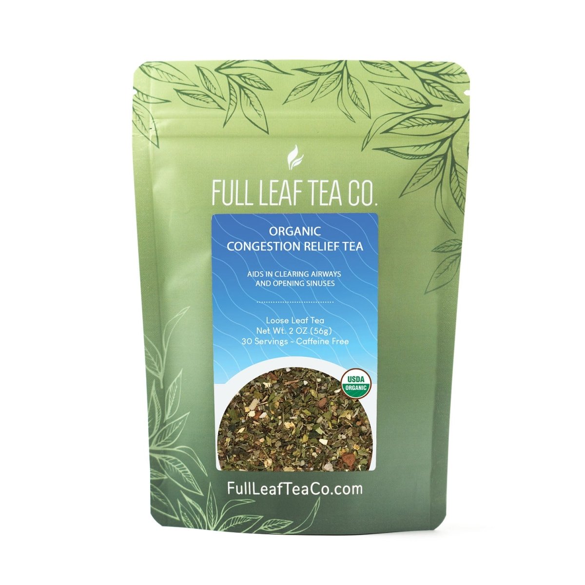 Organic Congestion Relief Tea – Case of 6
