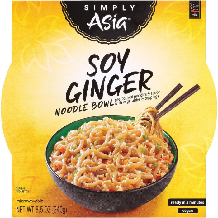 Simply Asia – Hot Serve Bowl Soy Ginger, 8.5 oz – Pack of 6