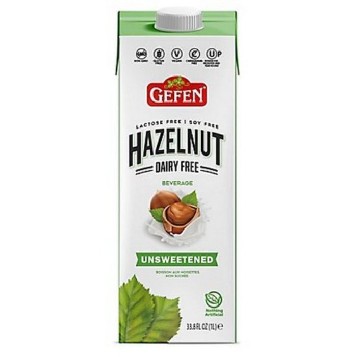 Gefen – Milk Hazelnut Unsweetened 33.8 Fo – Pack Of 10