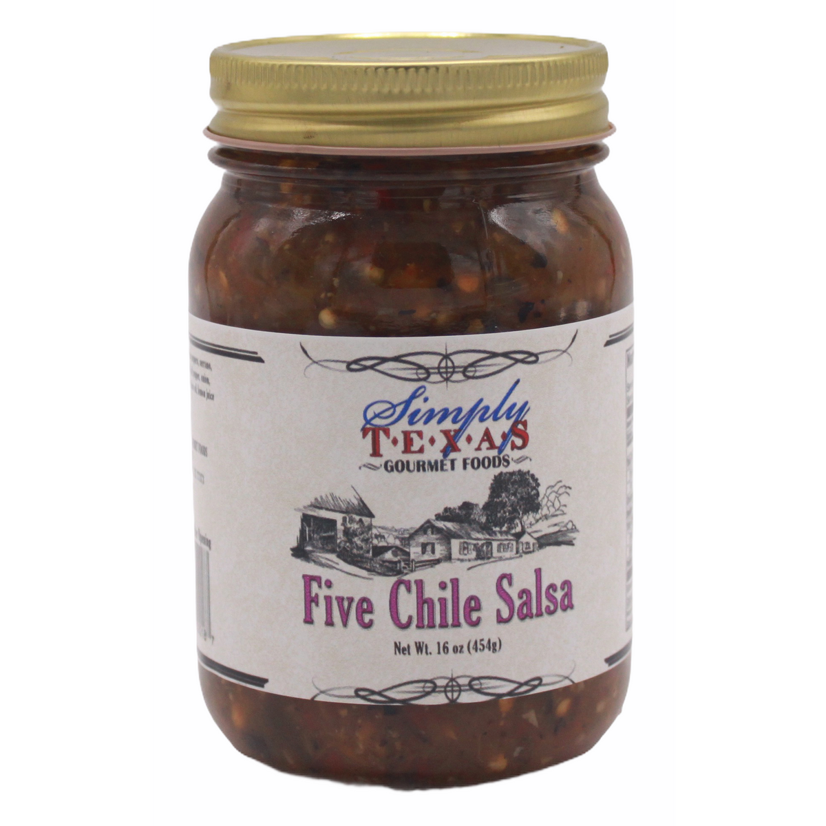 Simply Texas Five Chile Roasted Salsa