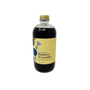 Wood Stove Kitchen – Blueberry and Lavender Cocktail & Drink Mix, 16 f