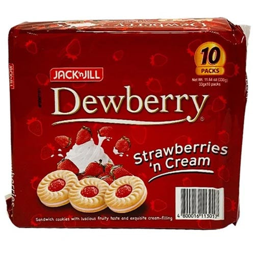 Jack n’ Jill – Dewberry – Strawberries ‘n Cream – 10 Pack – 11.64 OZ