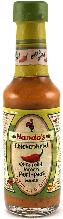 Nando’s Extra Mild Lemon Peri Peri Hot Sauce, 4.7oz.