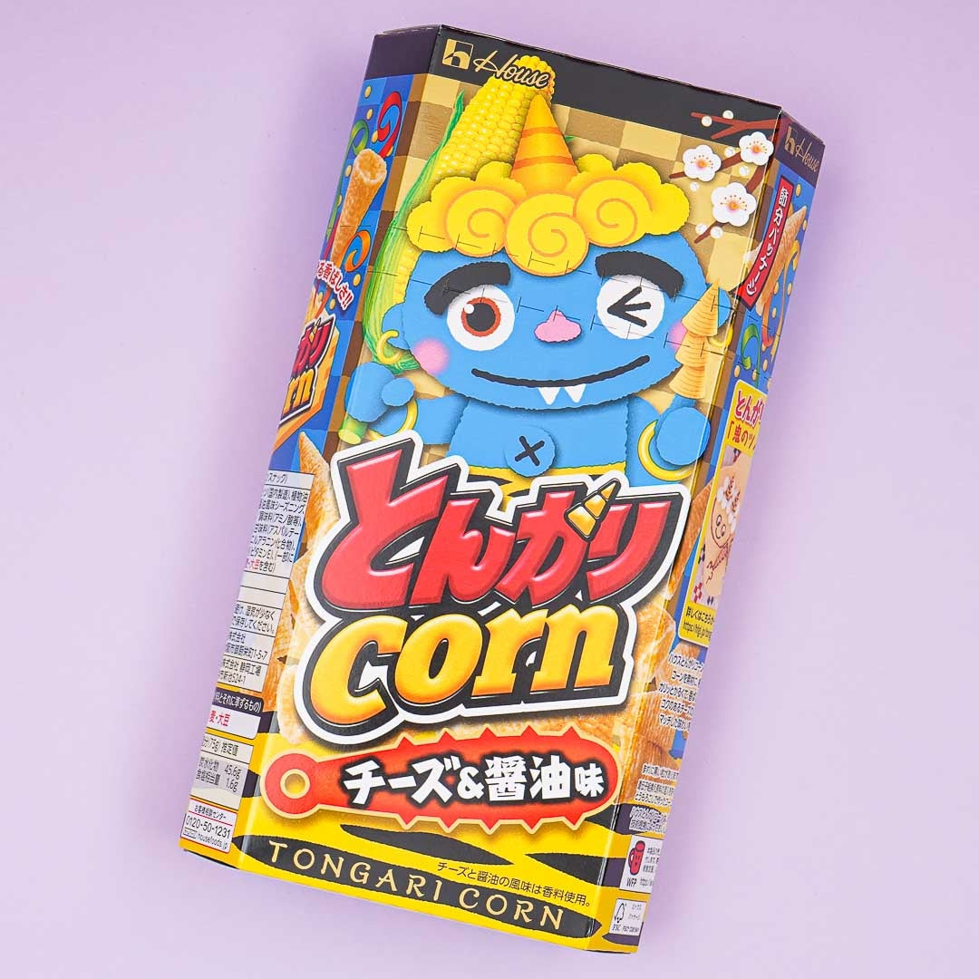 Tongari Corn Snacks – Cheese & Soy Sauce