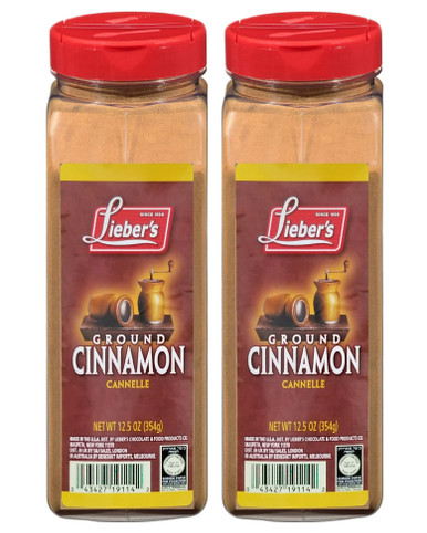 Lieber’s Ground Cinnamon, Kosher for Passover, 12.5 oz (Pack of 2)