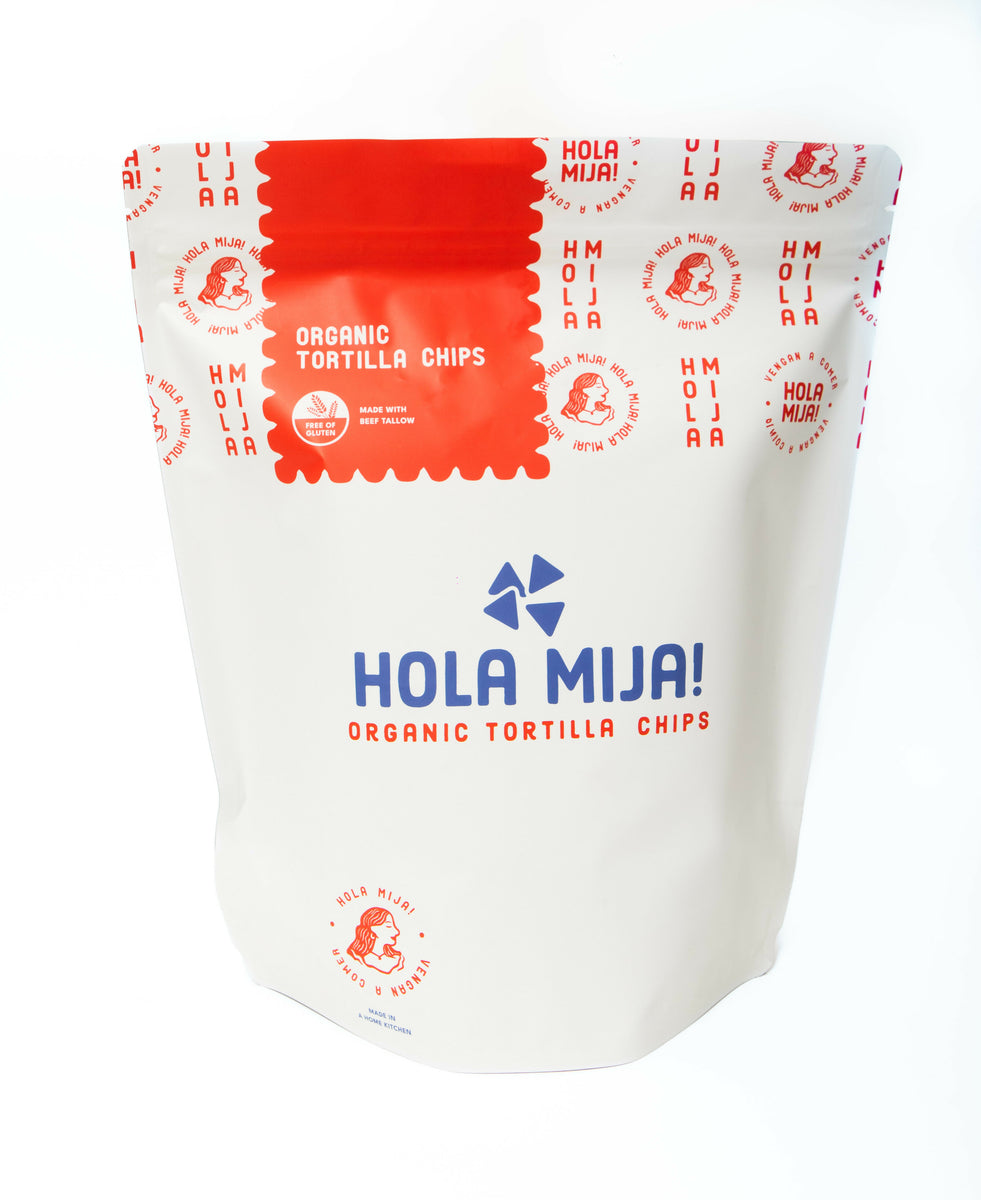 Hola Mija Tortilla Chips, Organic Bag – 7oz Bag