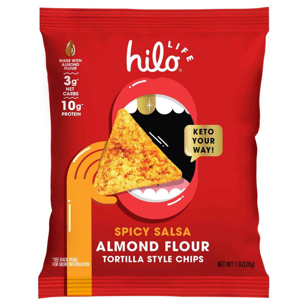 Hilo – Almond Flour Tortilla-Style Chips Spicy Salsa