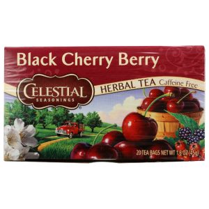 Celestial Seasonings – Herbal Tea Black Cherry Berry, 20 Bags | Pack o
