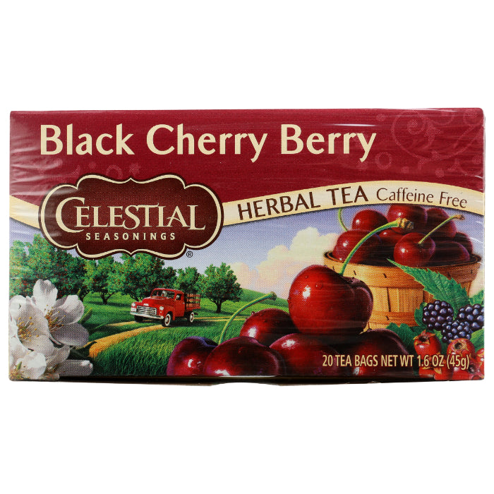 Celestial Seasonings – Herbal Tea Black Cherry Berry, 20 Bags | Pack o