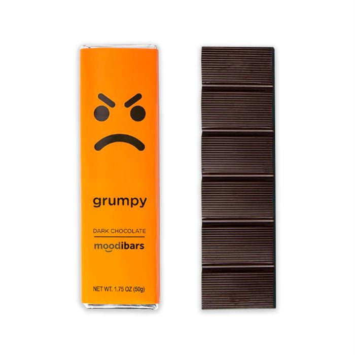 Moodibars Grumpy – Dark Chocolate – 1.75 oz