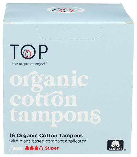Top The Organic Project – Cotton Tampon Compact Super