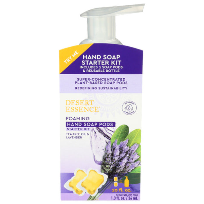 Desert Essence – Wash Hand Lavender Start Kit, 1.3 Floz (Pack of 3)