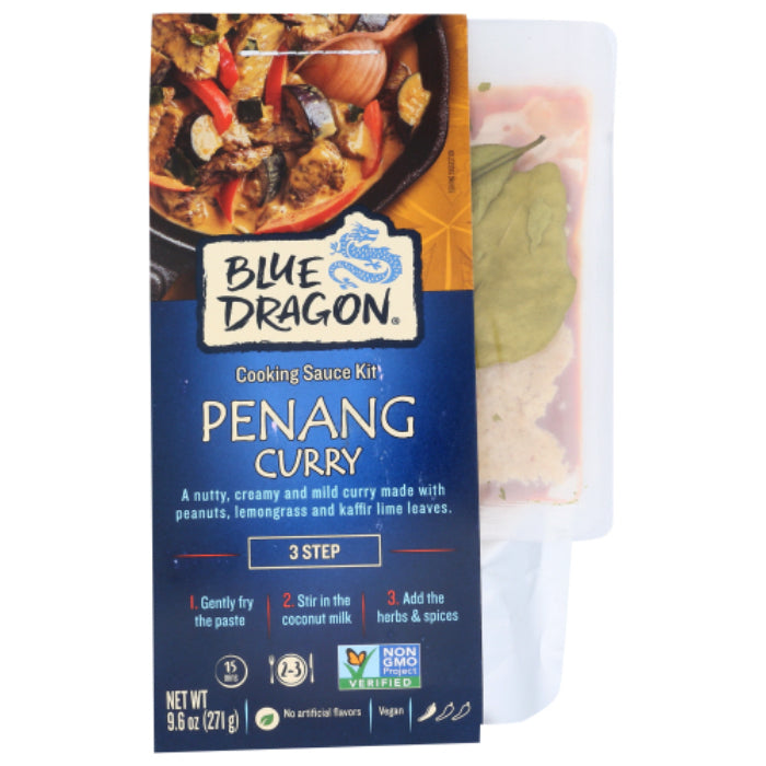 Blue Dragon – Penang Curry Kit 3 Step, 9.6 oz (Pack of 6)