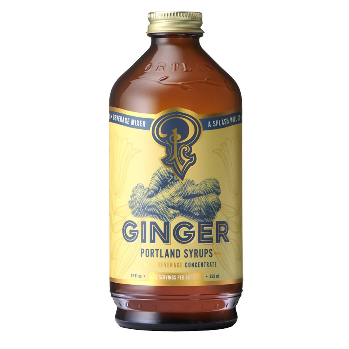 Ginger Syrup Bottles – 6 x 12 oz