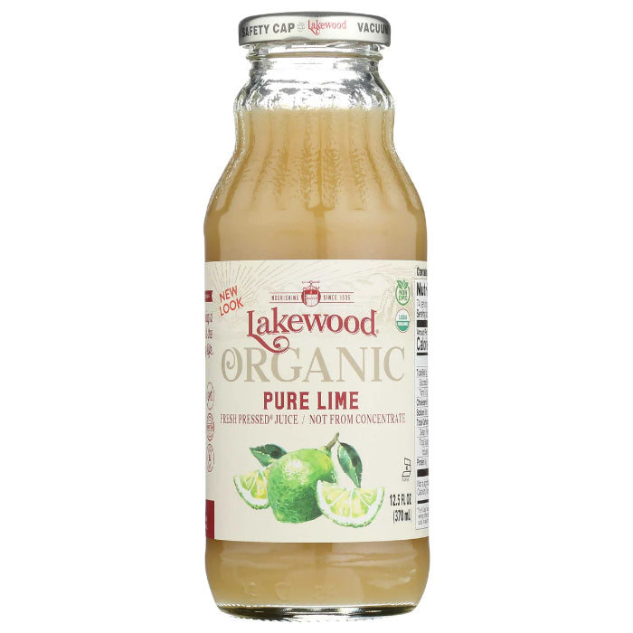 Lakewood – Organic Pure Lime Juice, 12.5 fl oz | Pack of 12