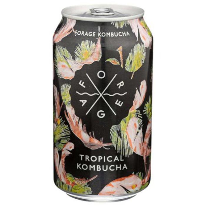Forage Kombucha – Kombucha Tropical, 12oz | Pack of 12