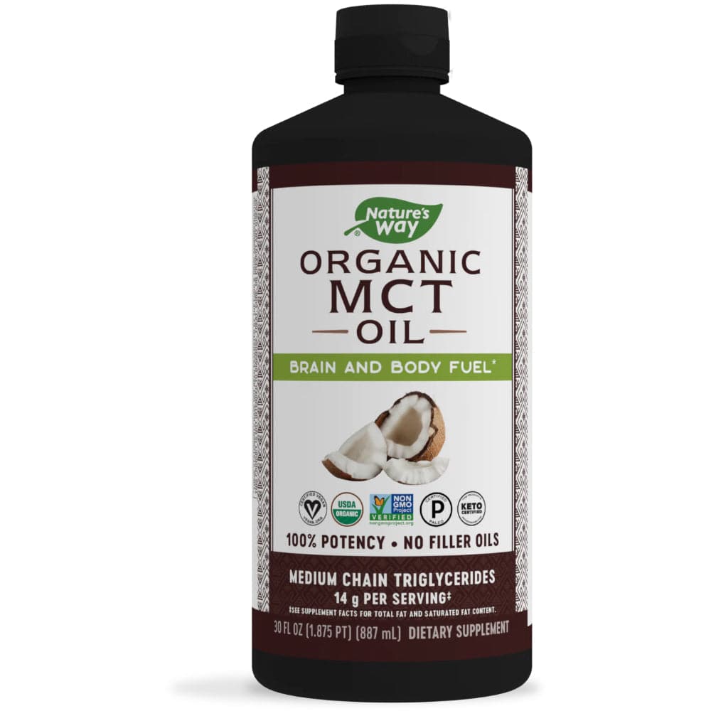 Nature’s Way – Organic MCT Oil from Coconut – 30floz
