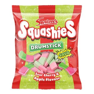 Swizzels Squashies Sour Drumstick – Sour cherry & Apple