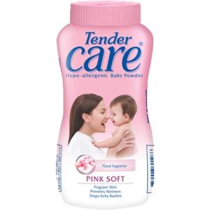 Tender Care – Pink Soft – Floral Fragrance – Hypo-Allergenic Baby Powder – 100 G