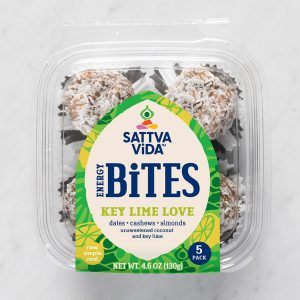 Sattva Vida Key Lime Love Energy Bites Packs – 5 pieces x 8 packs