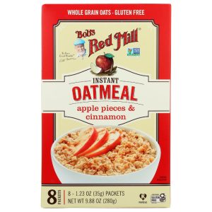Bob’s Red Mill – Oatmeal, Instant, Apple Cinnamon, 9.87 OZ – Pack of 4