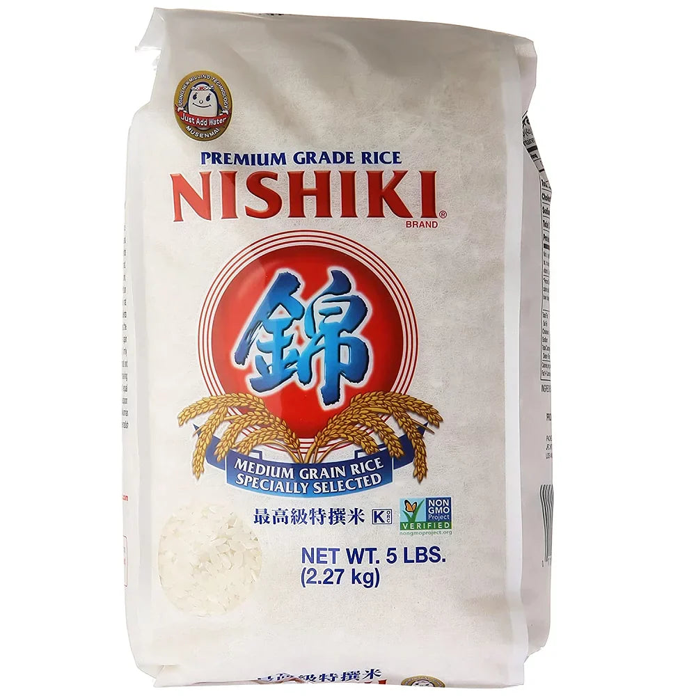 NISHIKI RICE SUSHI PREMIUM 5 LB – Pack of 8