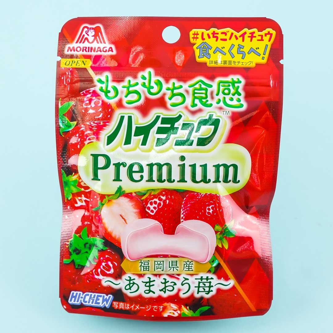 Hi-Chew Premium Candy – Amaou Strawberry