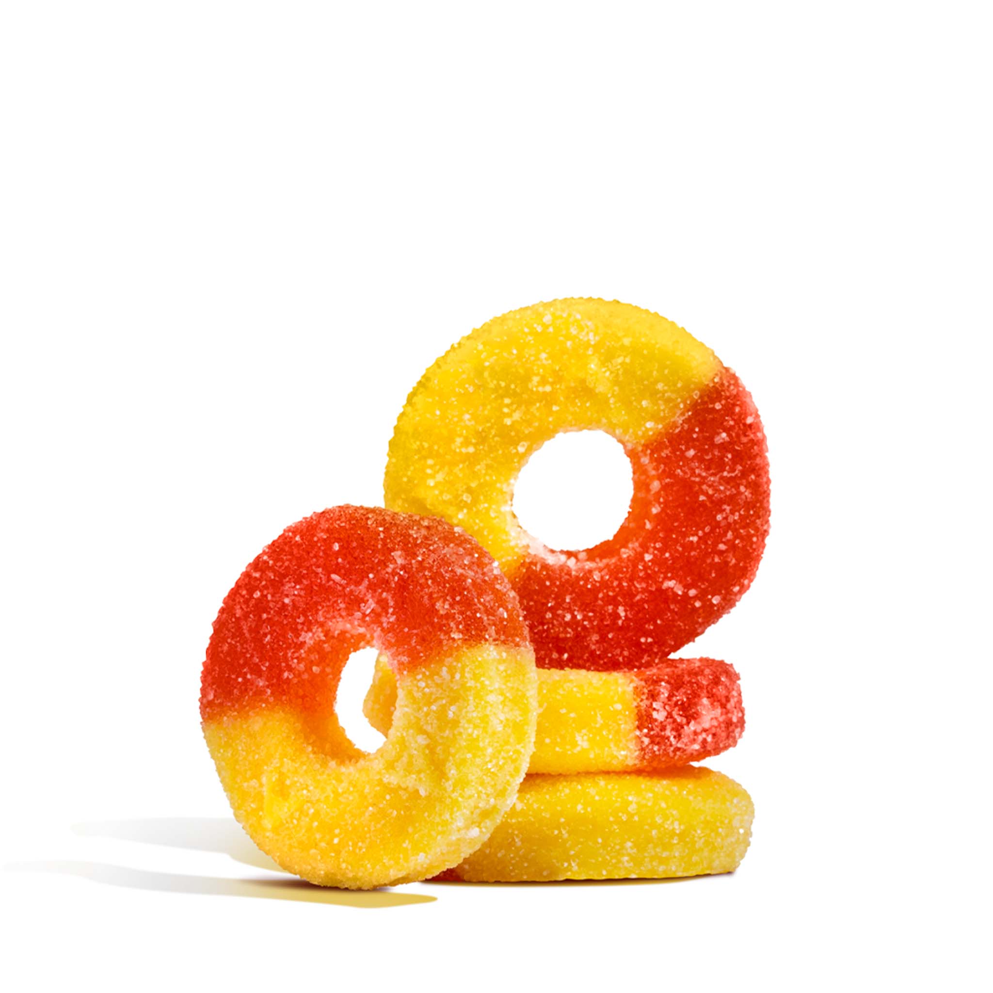 Albanese Gummi Rings – Peach