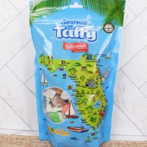 Florida Map Taffy Stand-up Pouch, Boardwalk Assortment – 14 oz