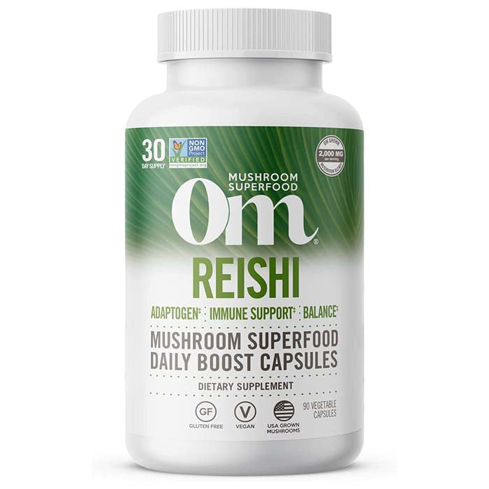 Om Mushroom Superfood – Reishi Mushroom Capsules