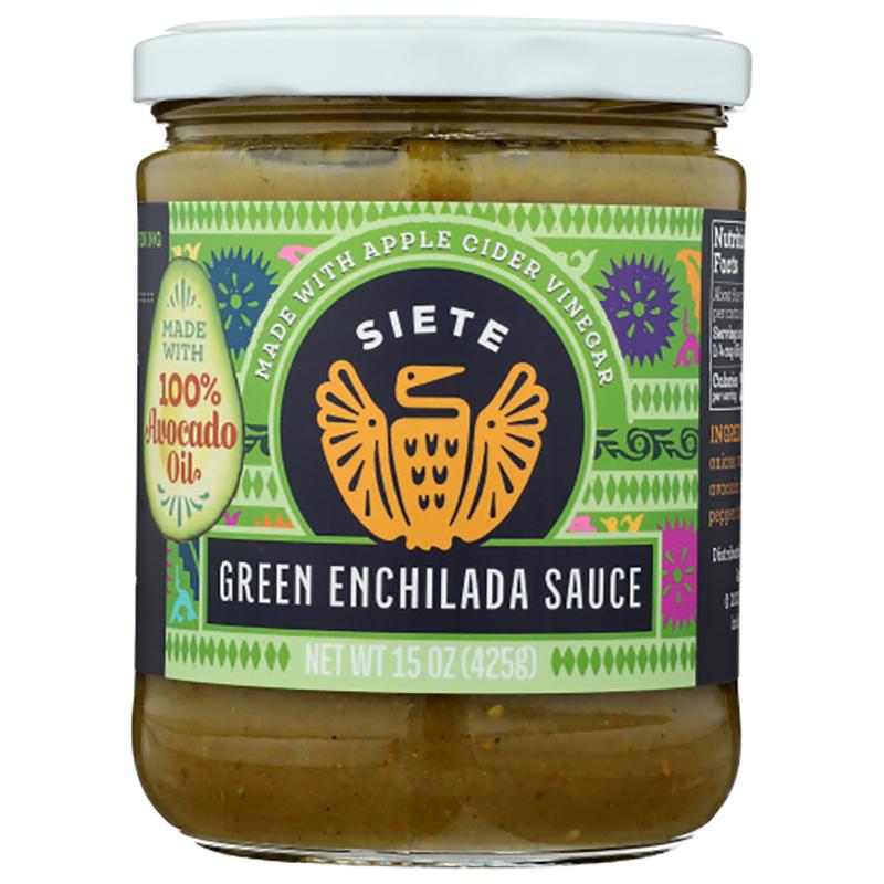 Siete – Green Enchilada Sauce, 15oz