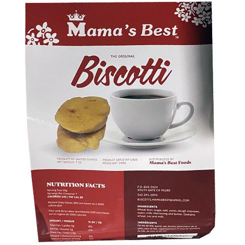 Mama’s Best – The Original Biscotti – 7 OZ