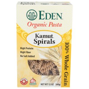 EDEN FOODS – PASTA KAMUT SPIRALS ORG 12 OZ – Pack of 1