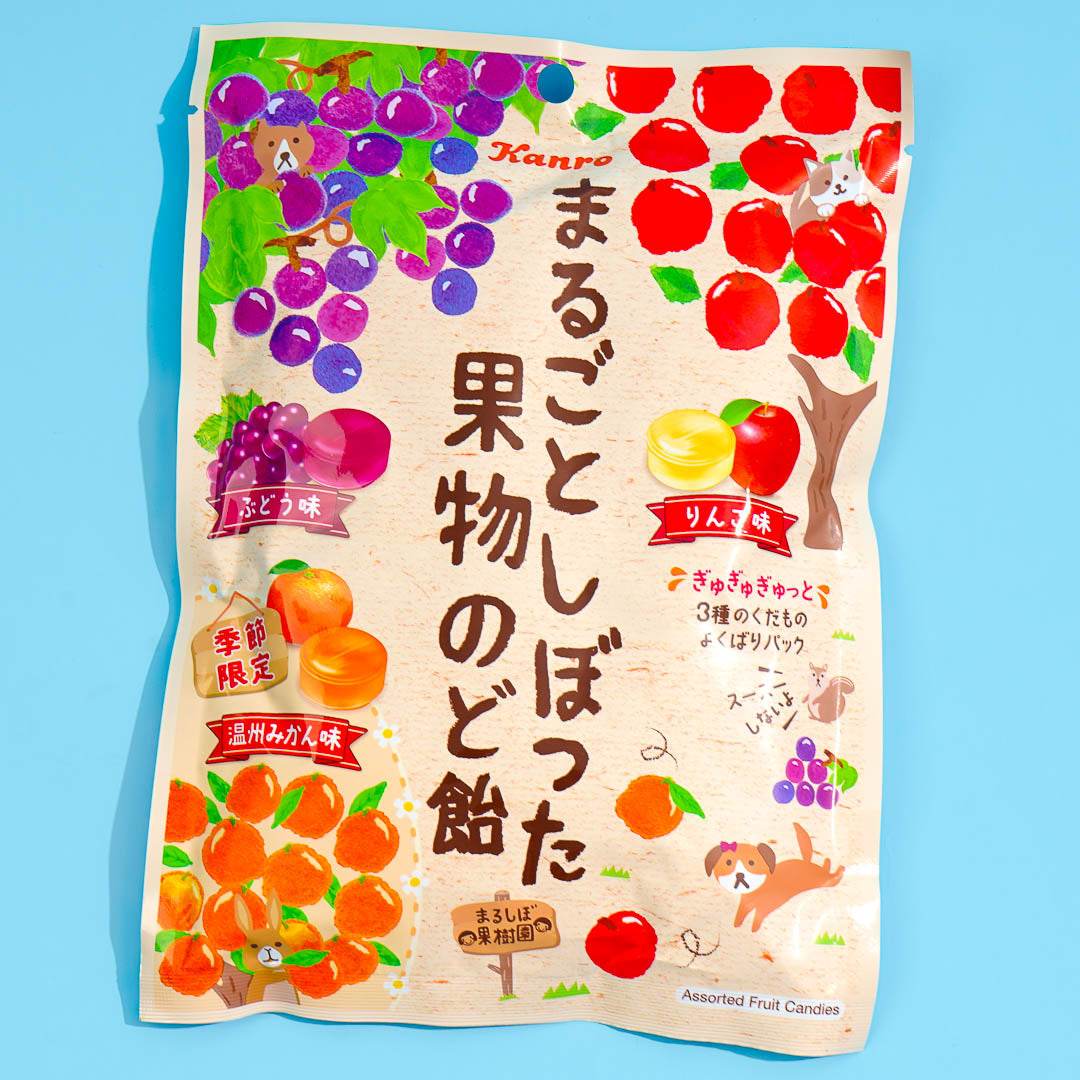 Kanro Whole Squeezed Throat Candy – Fruit Mix