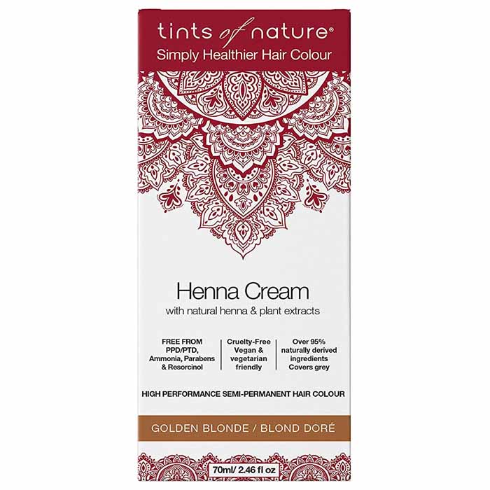 Tints of Nature – Semi-Permanent Golden Blonde Hair Dye Henna Cream, 2