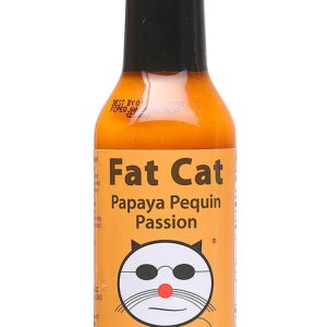 Fat Cat Papaya Pequin Passion Hot Sauce, 5oz.