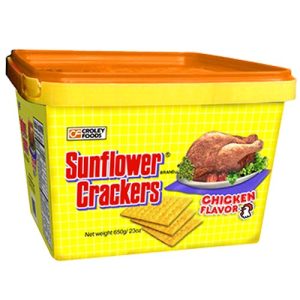 Sunflower Crackers – Chicken Flavor – 28 OZ