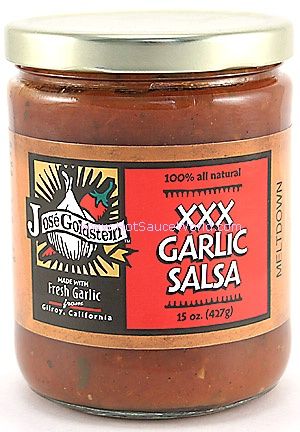 J Goldstein XXX Garlic Salsa, 15oz.
