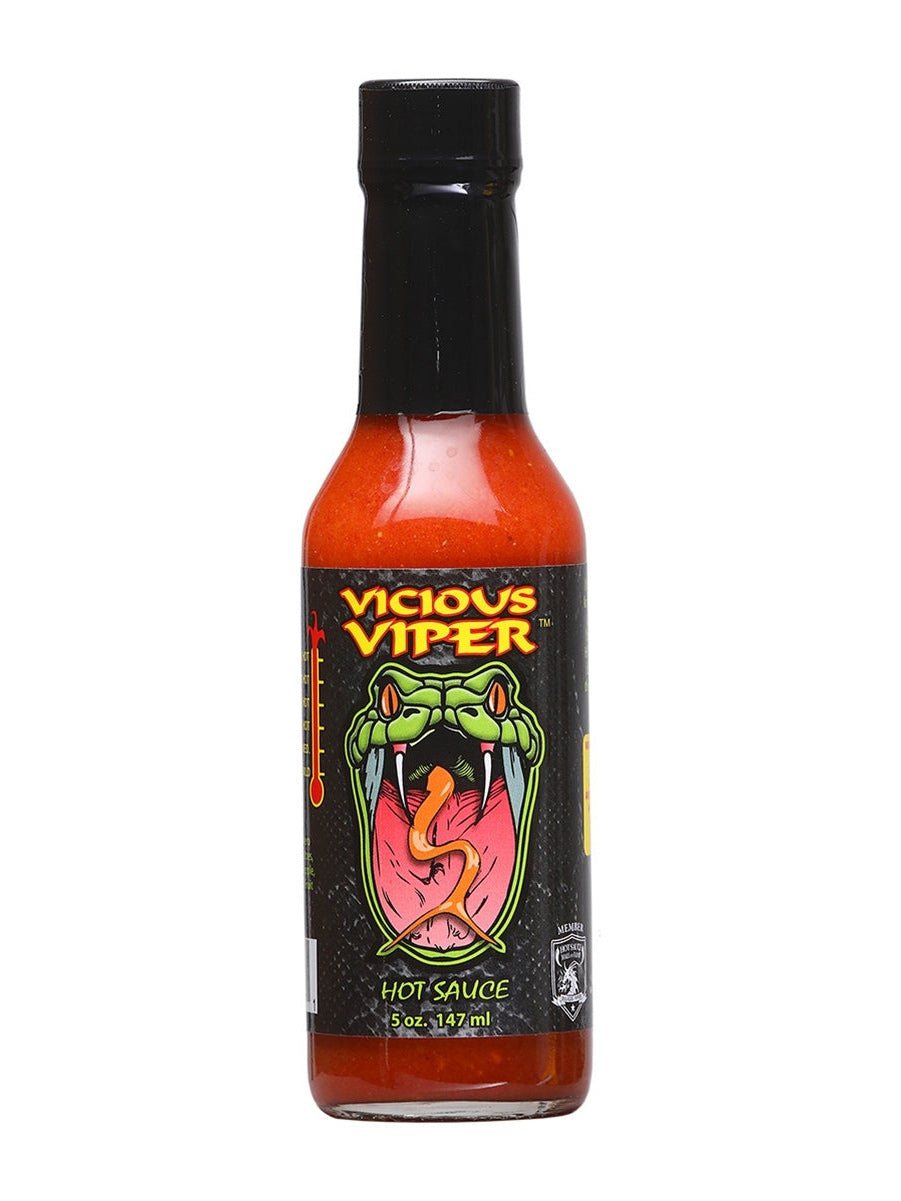 Hot Sauce Vicious Viper 5 oz 2 Million Scoville Units Pepper Extract H