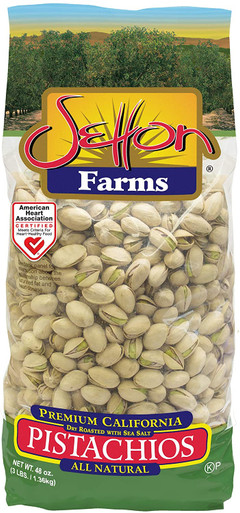 Setton Farms Premium California Pistachios, Roasted with Sea Salt, All Natural, 16 oz